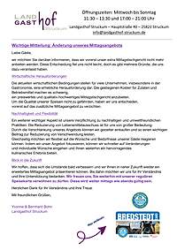 Mittagstisch