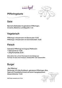 Pfifferlingskarte