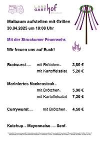 Maibaum aufstellen