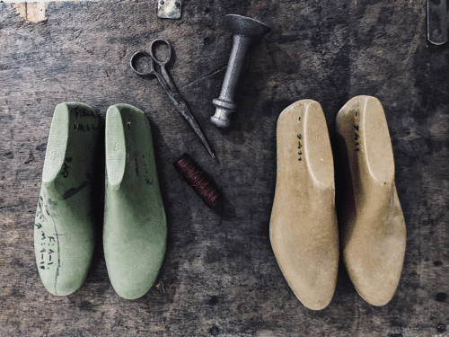 Schuhe Klopfen